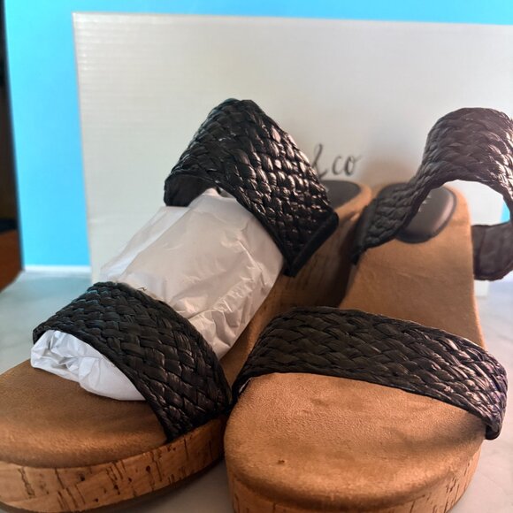 NIB Style & Co. Wedges Black, Size 9M - Picture 3 of 4